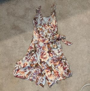 Floral Wrap Romper